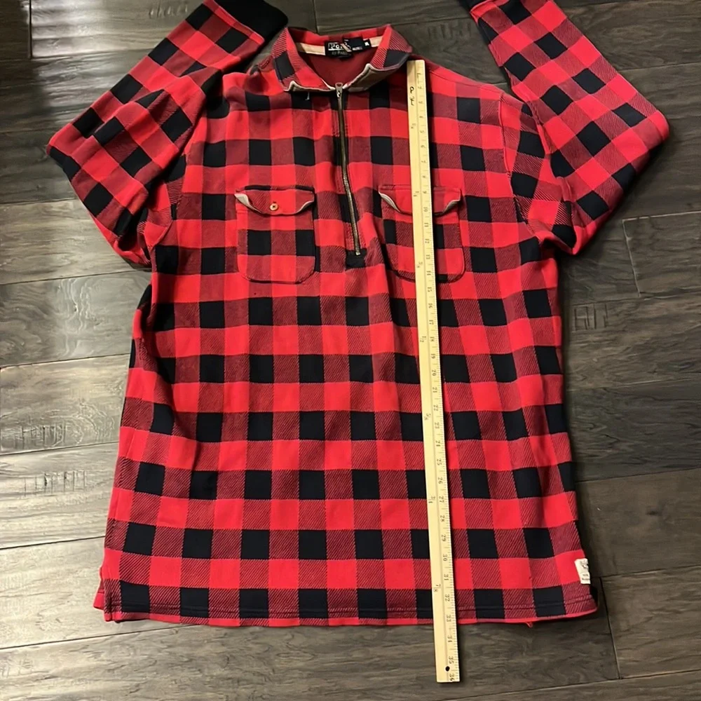 Polo Ralph Lauren Sportsman Buffalo Plaid Made in USA Shirt long sleeve Mens XL